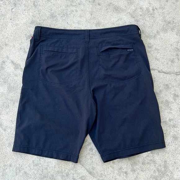 💚PrAna Men's Hybrid Black Shorts Size 34 - Picture 5 of 9